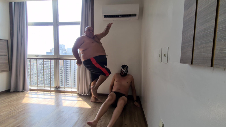 Punchbagplz: Masked jobber vs. brawling bubba: ujian terakhir (kehilangan jobber)