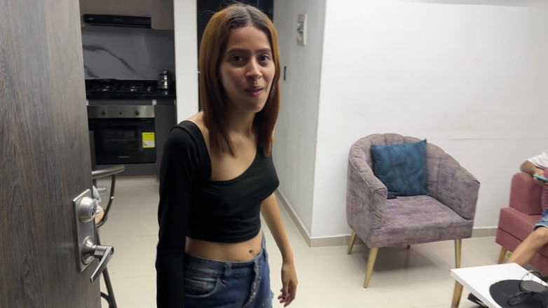hopesex: Piękna niewinna latynoska debiutuje w domowej roboty porno Casting jej...