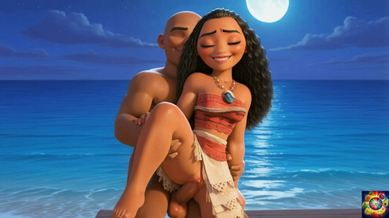Caitlynvx: Sự lãng mạn vui tươi của Moana - AI Animation ASMR