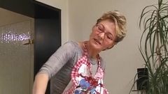 Two Nasty German Dominas Spanking the Big Ass of Their Male Servant