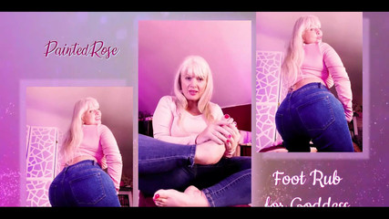 PaintedRose: Footboi 对女神罗西的足部崇拜和服从