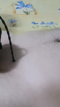 Quente dominatrix Urethral soando pau escravo com enorme consolo