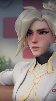 Overwatch Mercy Dr. Ziegler - Patient’s BBC Double Penetration Animation