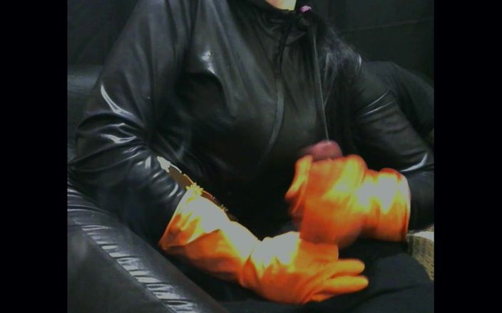 Peternorthlegend: Gummihandskar enormt cumshot