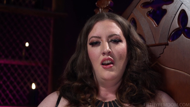 FilthyFemdom: Je nutteloze pik met cherry torn