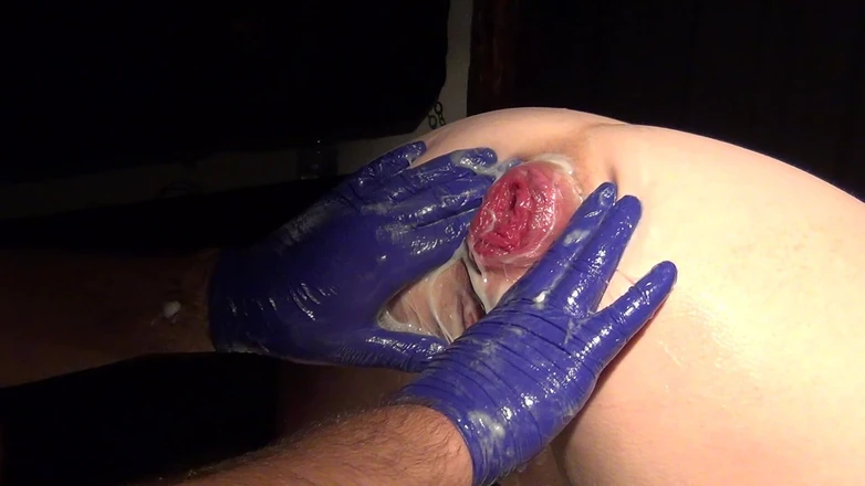 Marcus Pollack: Fisting il suo culo rosa fuori dal culo