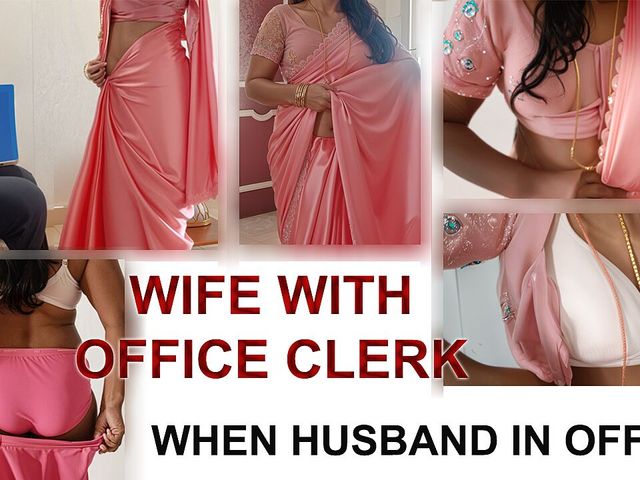 Wife with Office Clerk - Husband in Office - 1 (Luxmi wife)