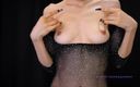 Rebecca Diamante Erotic Femdom: Adorazione delle tette piccole e delle unghie lunghe