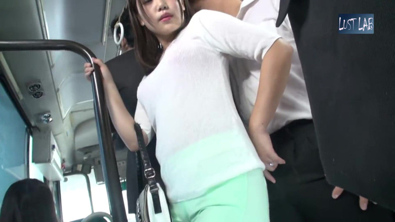 Lust lab: Crowded Bus Rush. Tight Pants Wife Feels the Firm Press,...