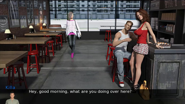 Visual Novels: Grandes ciudades placeres parte 15 - trabajando con el pie