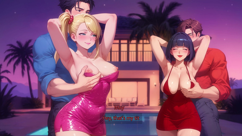 Hotgame Studio X: Esposas calientes anhelan pollas extrañas - seduciendo a los maridos en...