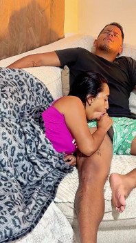 Stepmommy & Step-son Share a Couch