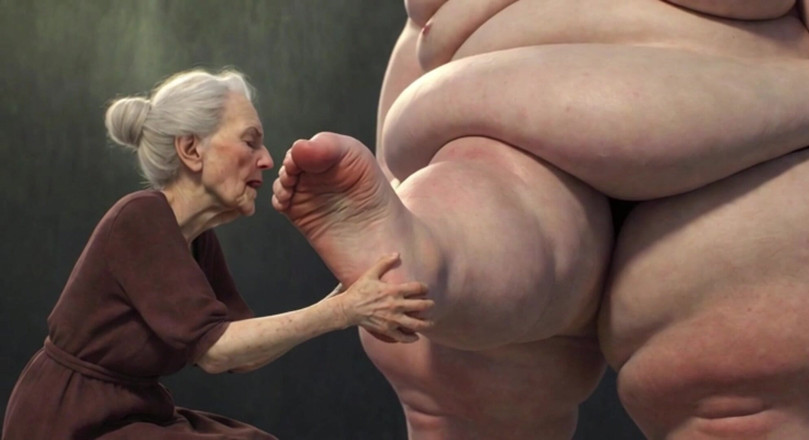 YOUR BEST FANTASY: ยายวัย 90 ปีดูดนิ้วเท้า ssbbw อ้วน - เล่นเท้าเงี่ยนมาก