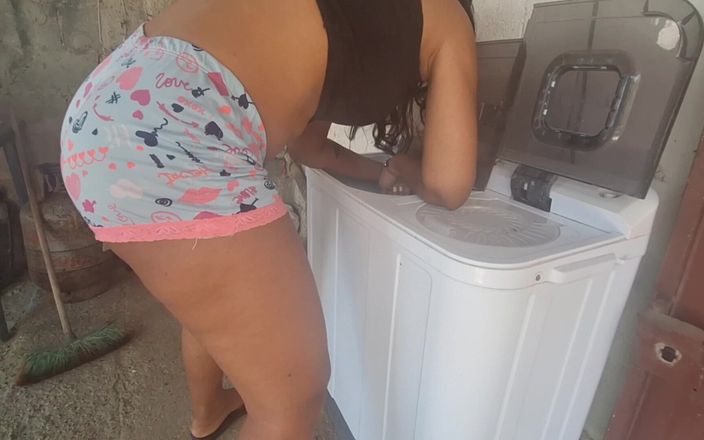 Brunnete Sofi: Washing Clothes or Wherever I Have to Give That Ass...