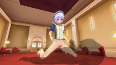 H3DC: 3D HENTAI Služka tře kundičku o tvého ptáka a stříká