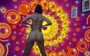 Shiny cock films: Мастурбация в трипочках