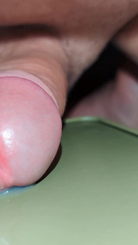 Compilation of Me Edging Multiple Cumshots Closeup and 2160p From My Uncut White Cock