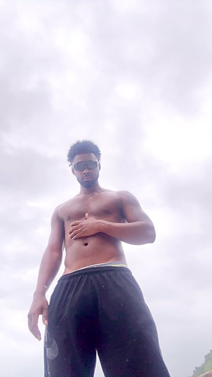 Marlon Costa Official: Naked on the Beach Masturbating
