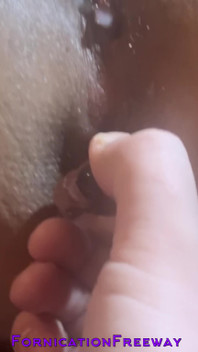Pulling Her Butt Plug Out - Fornicationfreeway