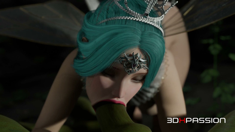 3dxpassion: คืนลับ นางฟ้าและออร์คในป่า -, เซ็กส์ทางทวารหนักและการหลั่งอย่างทรงพลัง