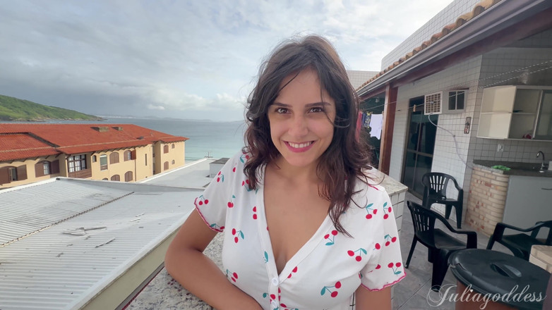 Shamelesscouple: Extraño en la terraza tragando leche