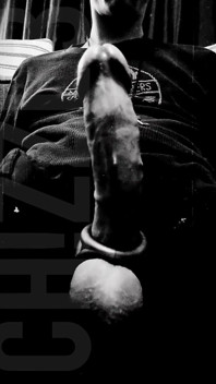 B &w Cock Play W / Cumshot