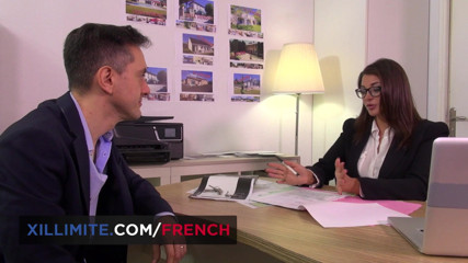 French girls at work: Anální šukání a prsa s Annou Polinou