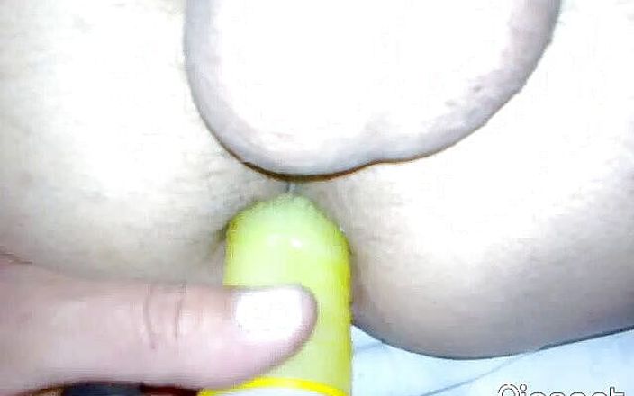 Transdrxxxka: Ladyboy culona polla grande, masturbación anal