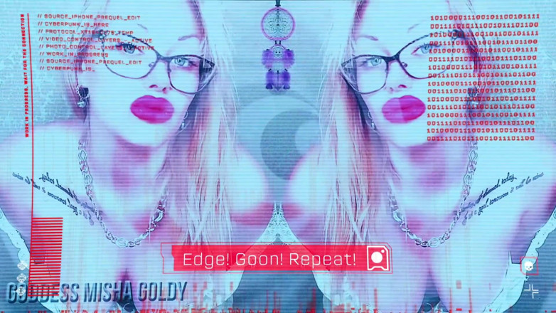 Goddess Misha Goldy: Torne-se um idiota inútil para mim! Imergir-se nesse hipnotizante vertiginoso