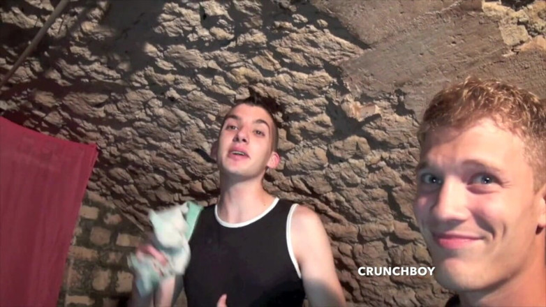 French Twinks Amator videos: Twink fucked in the basement by 2 tops boys with big...