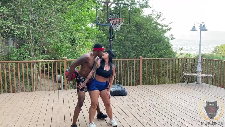 Rome Major: Rome Major Sucked On basketball Court, Fucks Hot Brazilian Pussy