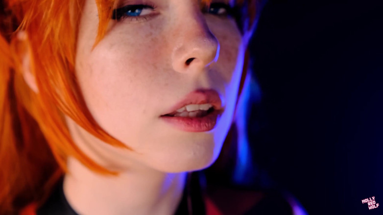 MollyRedWolf: Heiße schlampe asuka Langley 4K! DP, 3cumshot