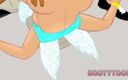 Back Alley Toonz: Rabuda Angel PAWG usa sua enorme bunda branca divino e...