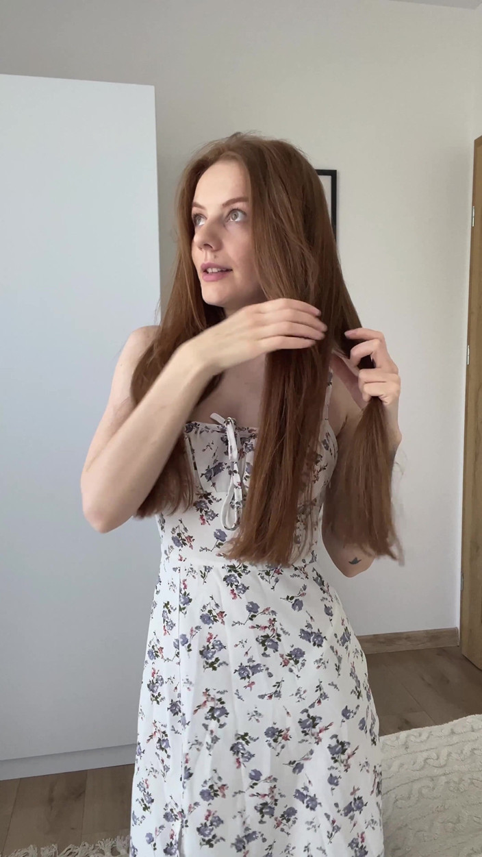 LadyInBad: Shy Redhead Girl with Pigtails Stripes so You Can Show...