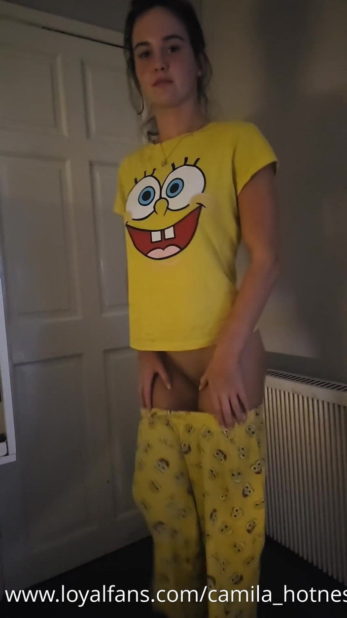 Teen Sophie: Stripping From My Spongebob Pjs