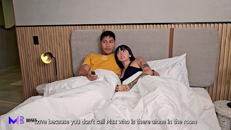 Maxxx Betancur: Cuckold Wife Secretly Fucks Her Husband's Friend Next to Him -...