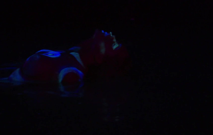 Radical Lesbian: fluorescent body paint girls.