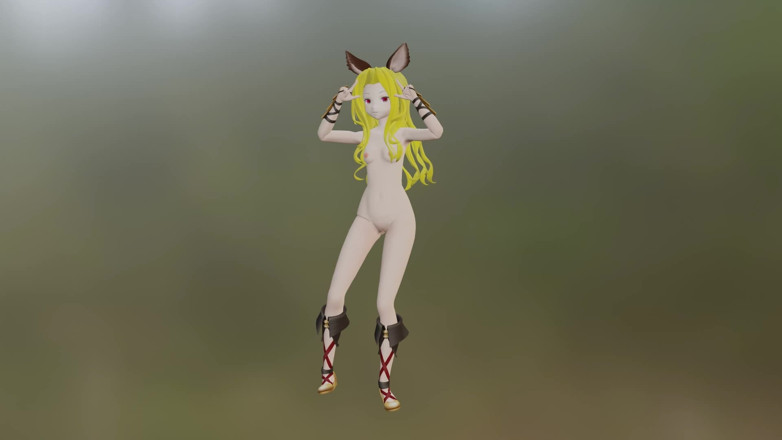 Smixix: S-cathacha Pokedance ผมบลอนด์แก้ไขสีผมบลอนด์ Smixix