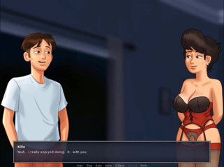 Cartoon Play: Summertime Saga 202부 - 빨간 코르셋을 입은 이발 밀프 섹스