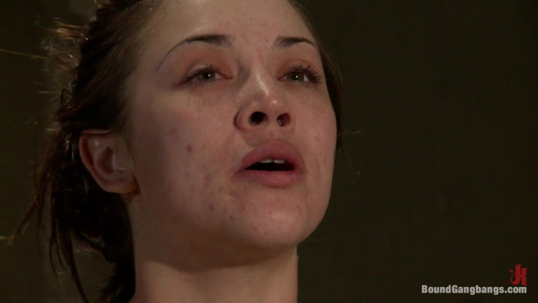 Bound Gang Bangs by Kink: Hot Brunette Fantasizes of Being Dressed in Uniform and Aggressively...