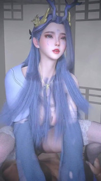 3D Super Hot Asian Cosplay Slut Got Fucked by Big Dick Stranger