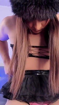 Aline Costa Transsexual Foot Job and Massive Cock in Ass