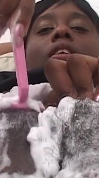 Busty Ebony MILF Shaved Smooth Before Deep Pounding