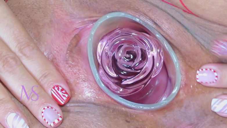 Maya Simons: Introduciendo consolador Rosa de Cuencas Rosa de 4,5 cm