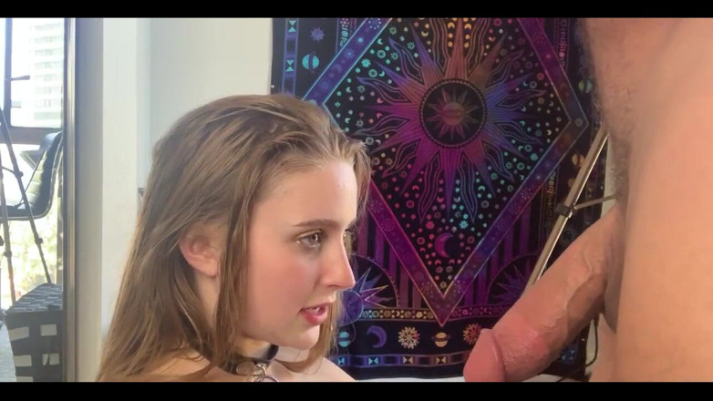 Sensual productions: Gagica studentă are parte de prima șarjă de spermă pe față