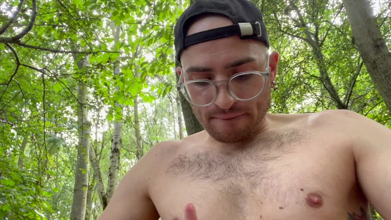 davidedpxxx: Outdoor Fun Wanking and Playing with My Hole in the...