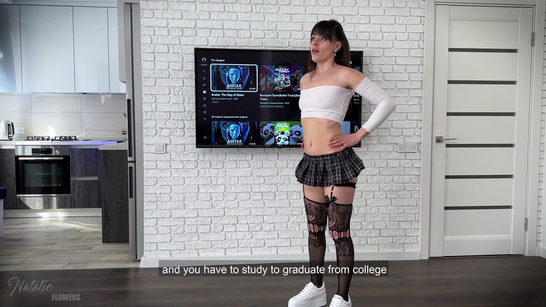 Natalie Flowers: C'mon Stepdad,fuck My Tiny Anal and Let Me Go to...