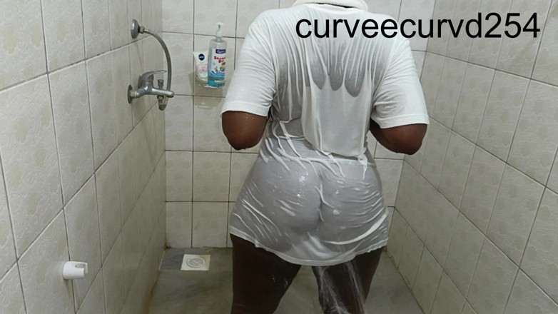 Curveecurvd254: Dostaliśmy mokry twerked ssane i fucked: Łazienka romans