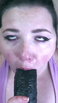 Big Black Cock Worship with Blowjob, Titjob, and Handjob