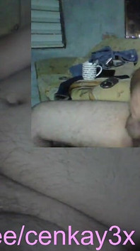Stepdaddy Bear Masturbates with a Cigarette in His Mouth and Cums